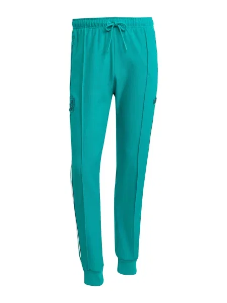 ADIDAS PERFORMANCE Pantaloni sport turcoaz / negru alb