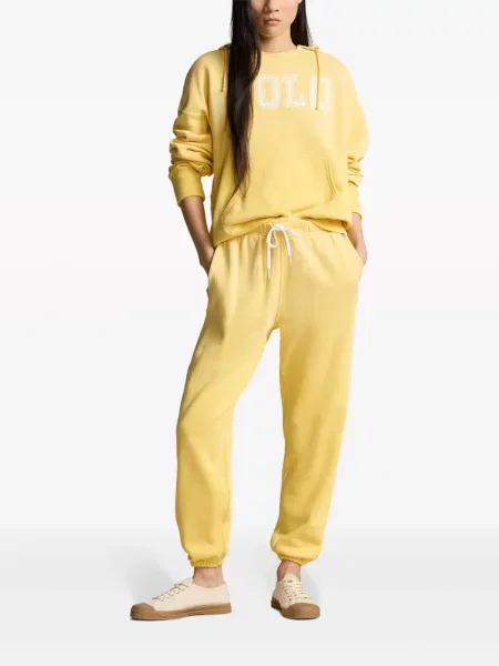 Polo majica Polo Ralph Lauren s vezom keper s melange uzorkom ružičasta