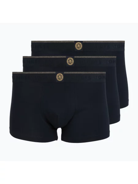 Bokserki Tommy Hilfiger Trunk 3 pack navy blue/navy blue/navy blue niebieskie