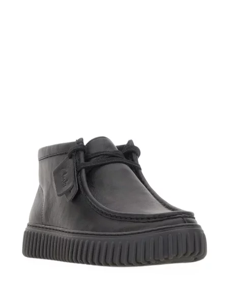 Боти Clarks с връзки с дантела черно