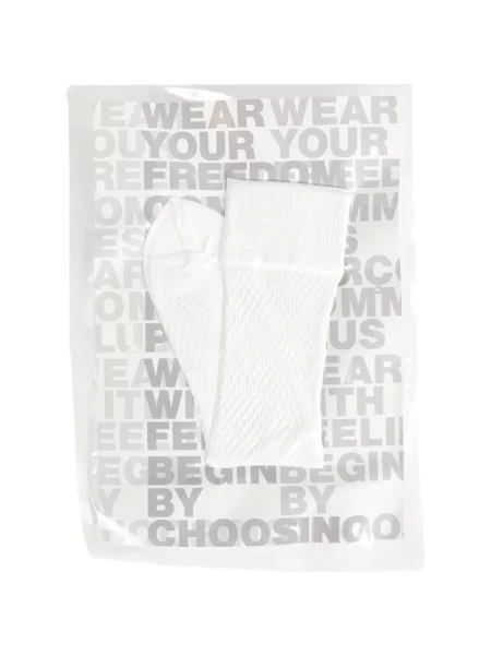 Șosete Comme Des Garcons Homme Plus tricotate alb