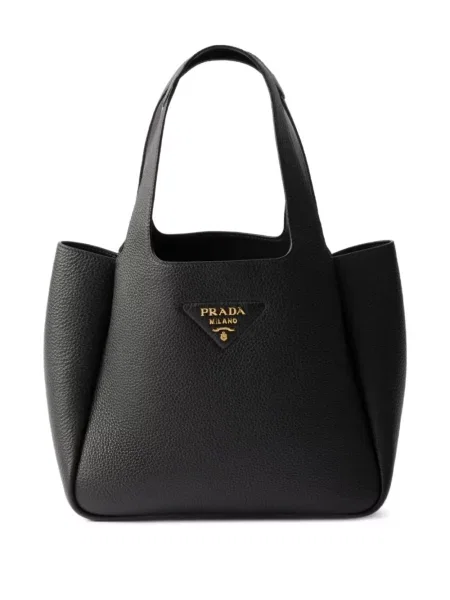 Geanta de piele Prada din piele negru