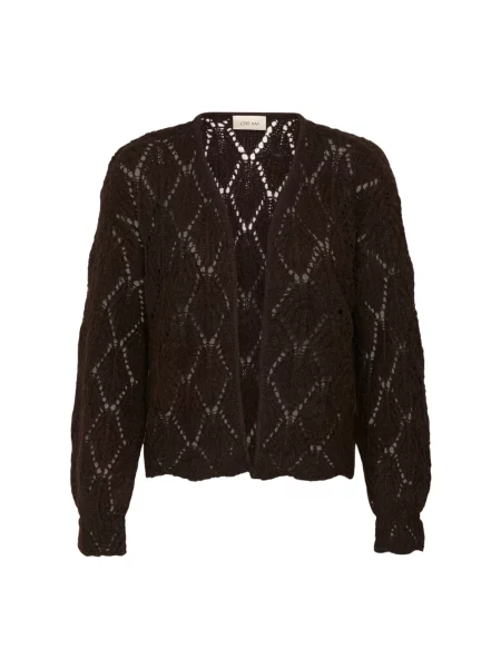 Dzianinowy sweter Cream brązowy