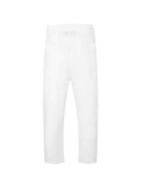 Pantaloni Exit Society de in cu cordon alb