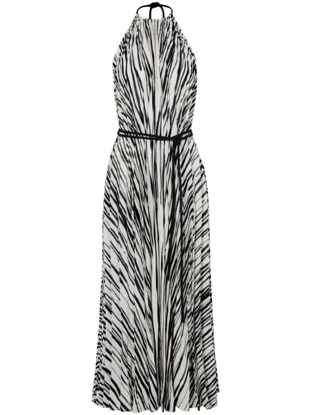 Rochie midi Proenza Schouler până la genunchi cu gât halter de costum alb