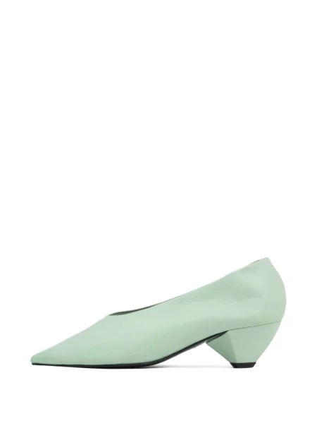 Pantofi cu toc Bimba Y Lola din piele verde