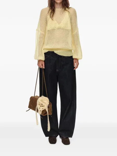 Top Bimba Y Lola de mohair galben
