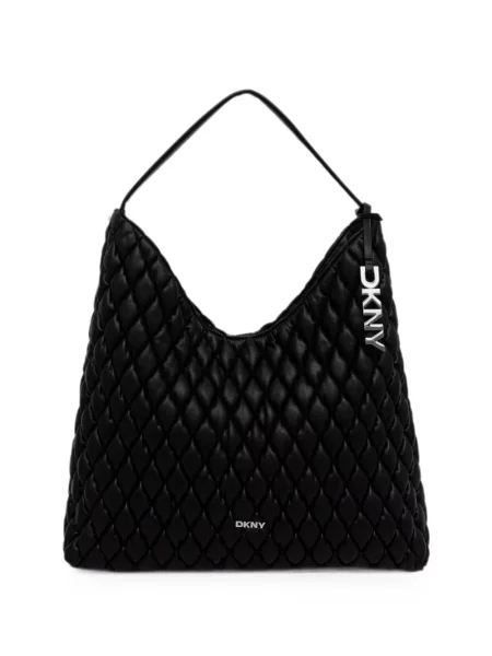 Matlasat geantă shopper Dkny negru