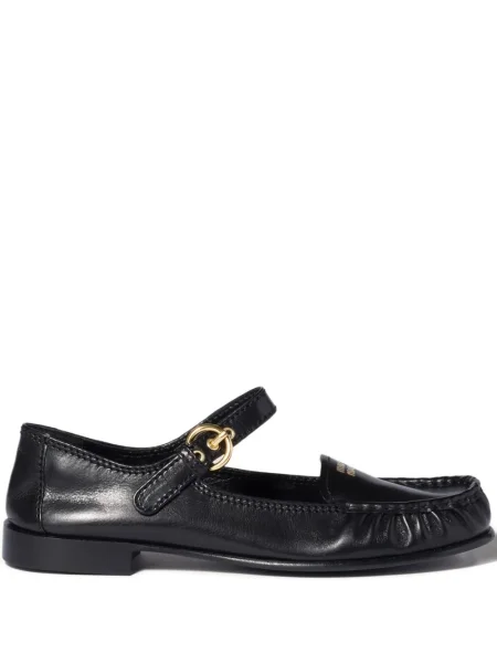 Pantofi loafer Miu Miu negru