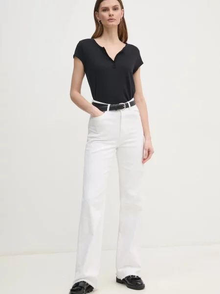 Льняна футболка Mos Mosh чорний