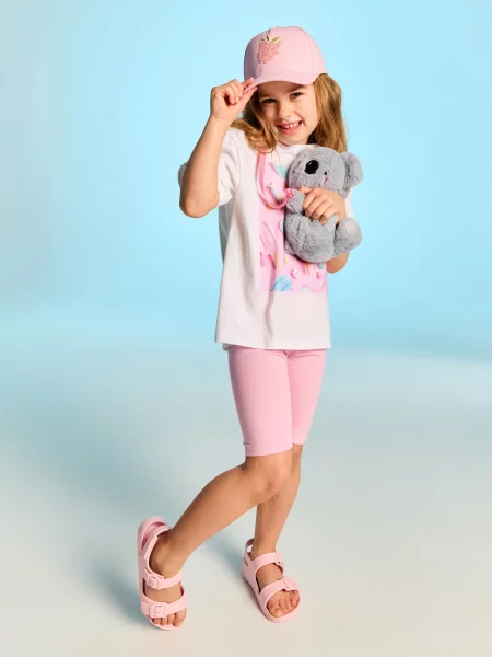 Sinsay Sada: kšiltovka a bucket hat s motivem malin 2 pack vícebarevná