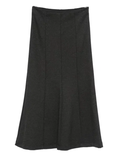 Spódnica midi Rame do kolan szara