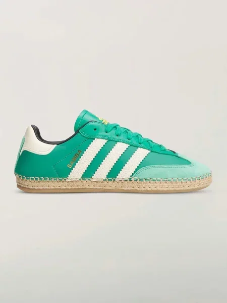 Sneakersy Adidas Originals skórzane zielone