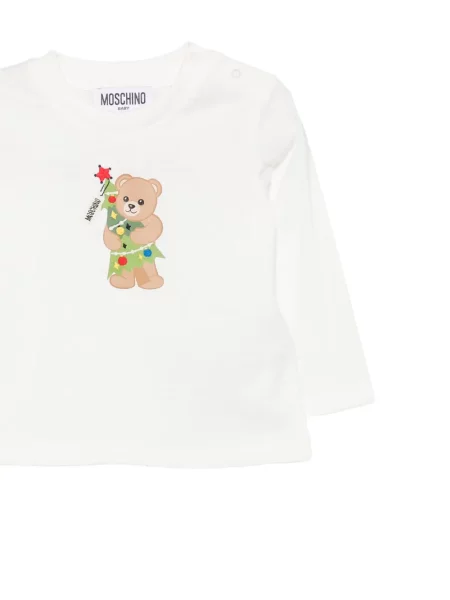 Koszulka dziecięca Moschino biała