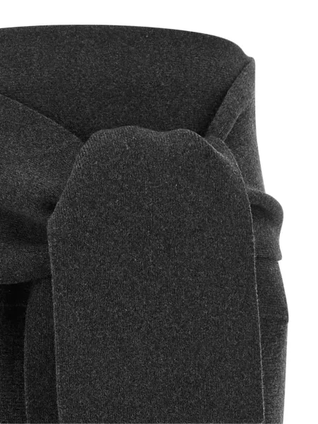 Fustă midi Jacquemus gri