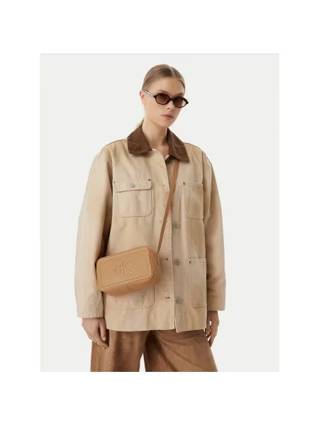 Calvin Klein Torbica Bold Ck Camera Bag  bež