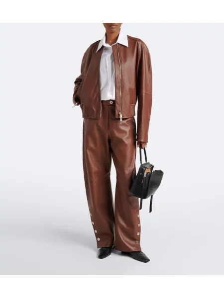 Geanta de piele Sportmax maro