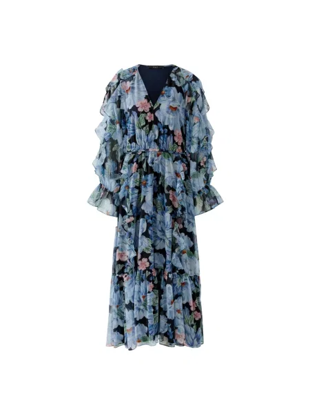 Sukienka midi Oui szyfonowa