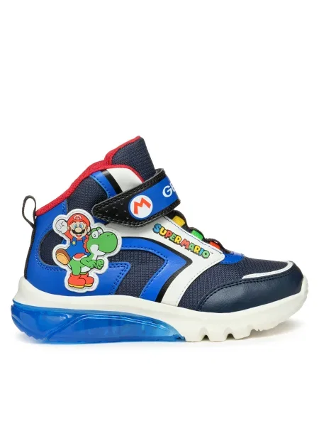 Geox Sneakers J Ciberdron Boy D Bleumarin