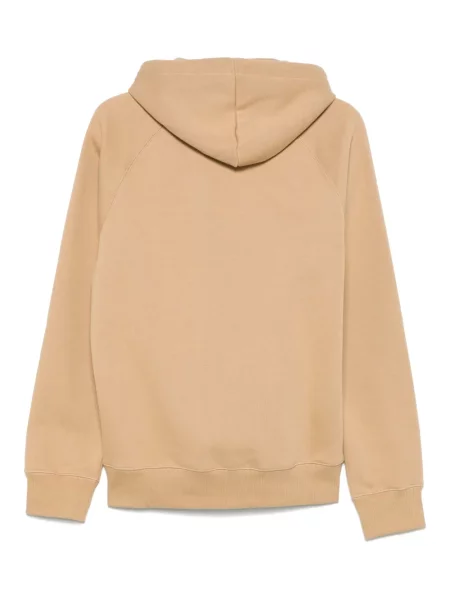 Суичър с качулка Carhartt Wip кафяво