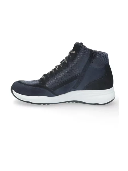 Sneakersy Durea skórzane niebieskie