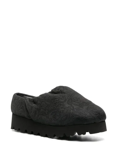 Loafers Yume Yume ζακάρ chunky μαύρο