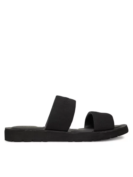 Szandál Calvin Klein Double Strap Cv Logo fekete