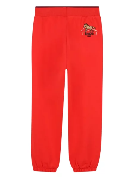 Joggery dziecięce Kenzo czerwone