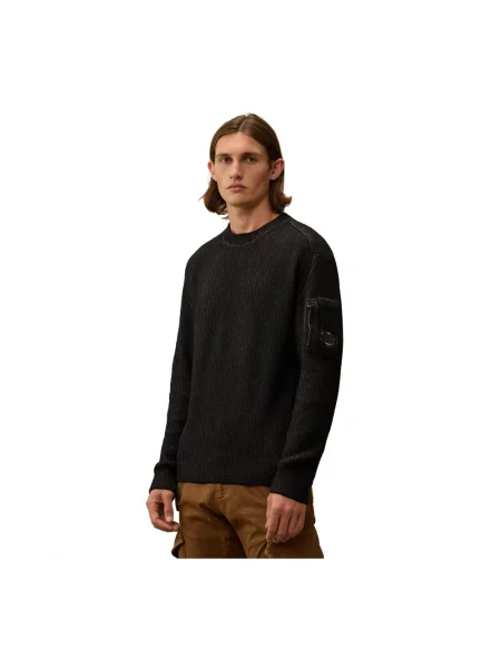 Sweter C.p. Company wełniany brązowy