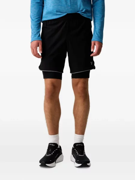 Pantaloni scurți Under Armour cu imagine negru