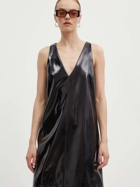 HUGO rochie mini evazati negru