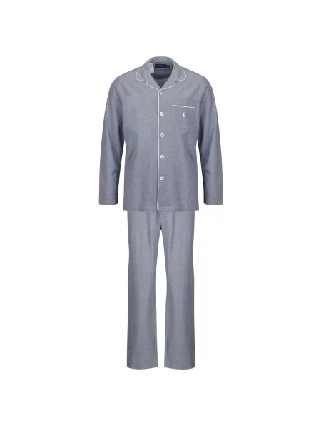 Pijamale Polo Ralph Lauren tricotate albastru