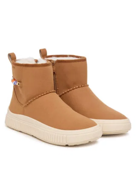 Geox Čižmy J Laquinny Girl S hnedá