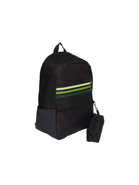 Geantă Adidas cu dungi clasică negru