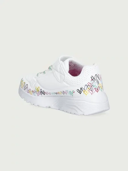 Skechers UNO LITE-HEART CRAZE sportcipő gyerek fehér