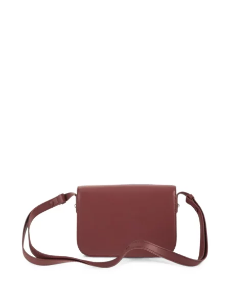 Geanta crossbody Weekend Max Mara din piele roșu
