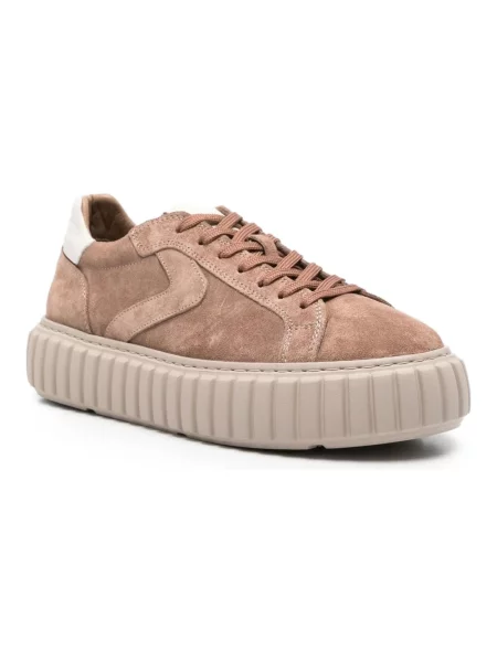 Sneakersy Sergio Moretti skórzane beżowe