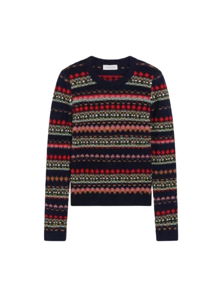 Sweter Dries Van Noten wełniany niebieski