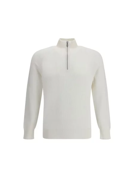 Kardigan Brunello Cucinelli biały