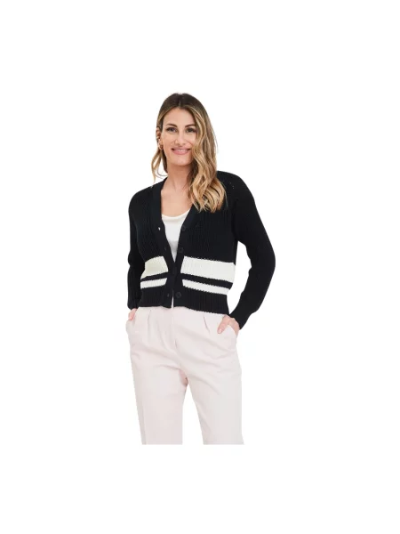 Sweter Max Mara elegancki czarny