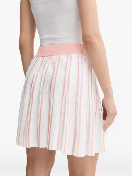Fusta mini Guess cu dungi alb