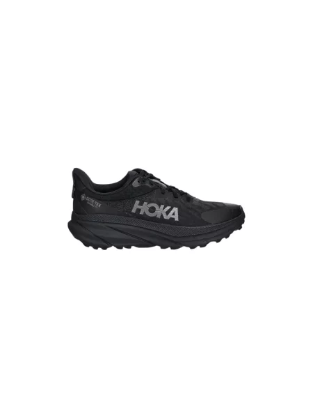 Lniane sneakersy Hoka czarne