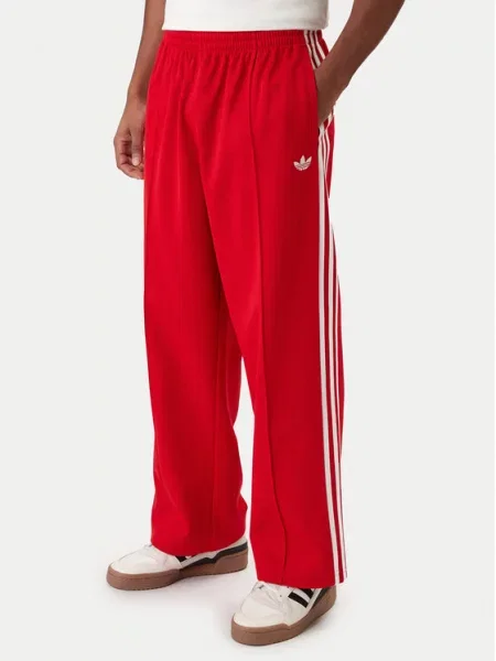 Teplákové kalhoty adidas červené