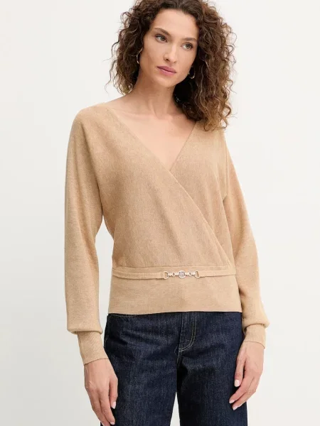 Fracomina pulover de lână light bej