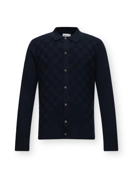 Ben Sherman Kardigán námornícka / námornícka modrá