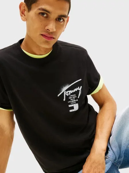 Футболка Tommy Jeans чорна