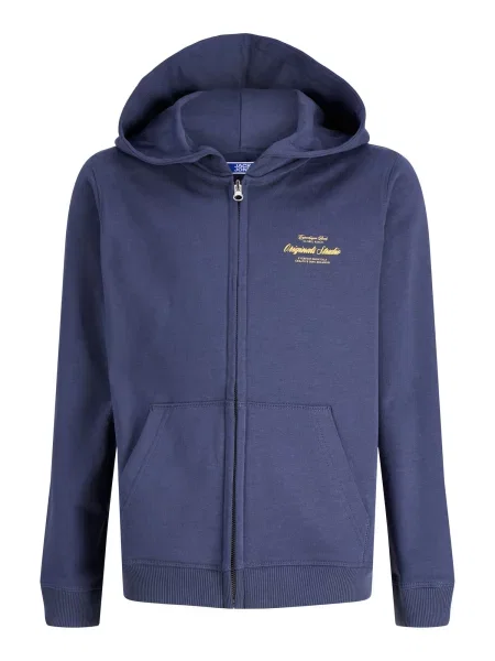 Jack & Jones Junior Hanorac JORNORREBRO TYPO bleumarin galben