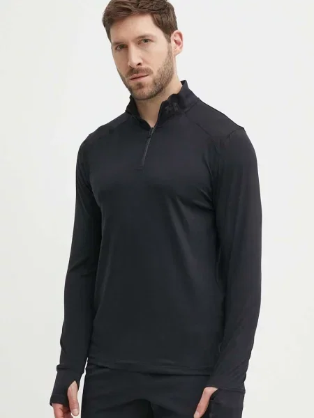 Dukserica za trčanje Under Armour Qualifier bez uzorka crna