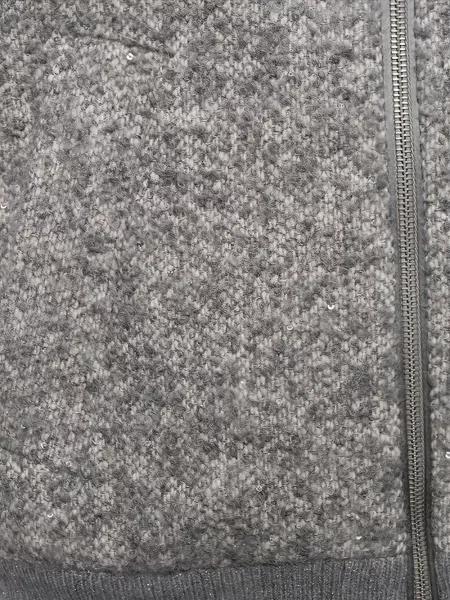Bouclé vestă Peserico cu paiete gri