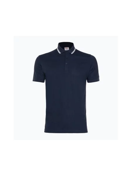 Футболка Wilson Team Pique Polo classic navy темно-синя